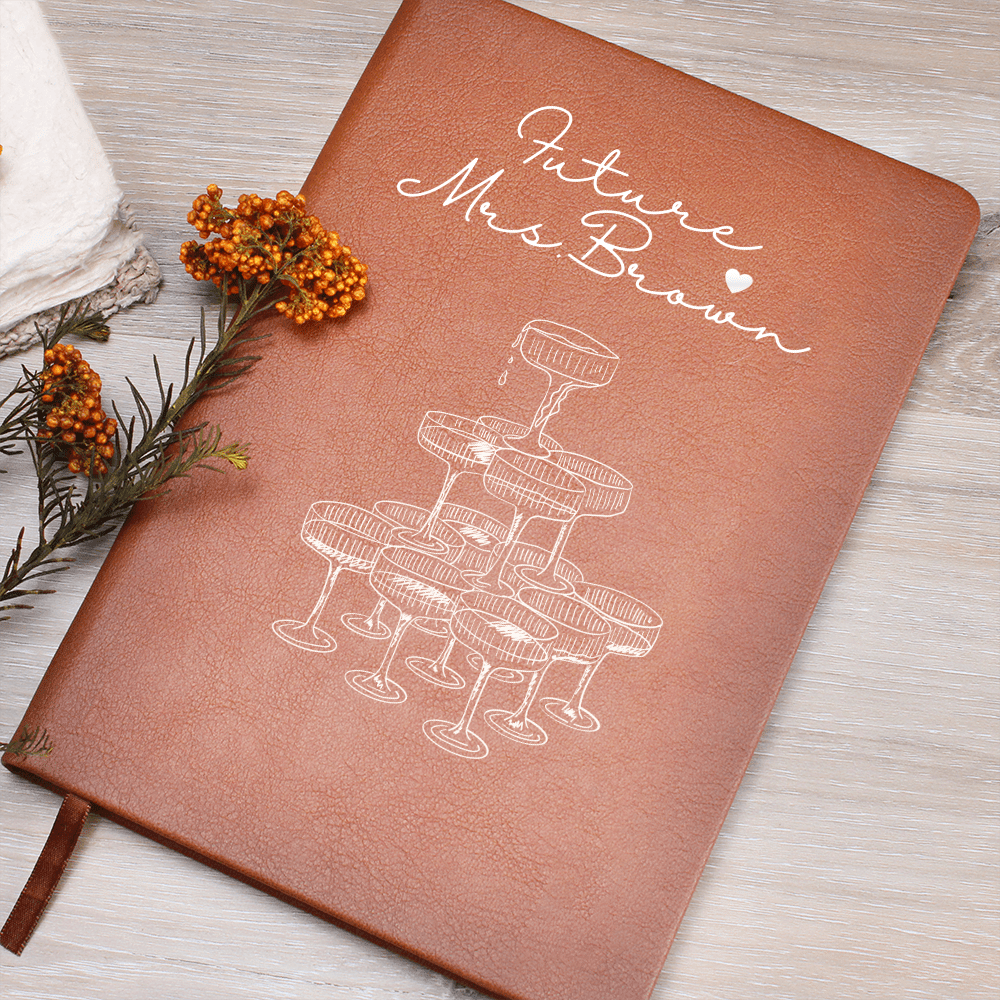 Custom Journal Engagement Gift