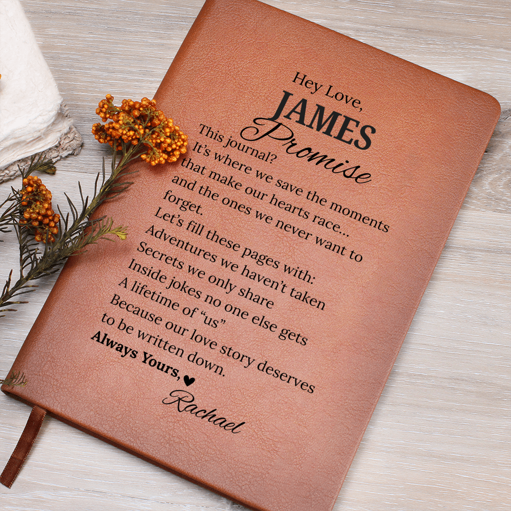Promise Journal For Husband Boyfriend