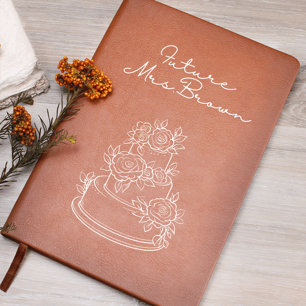Custom Wedding Planner Journal, Engagement Gift