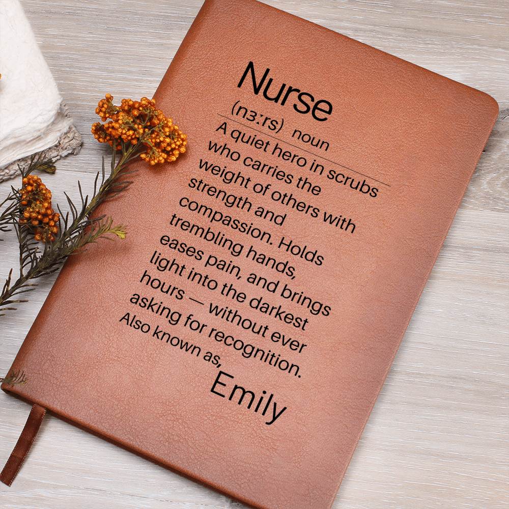 Nurse Custom Journal Gift, Nurse Definition Journal,