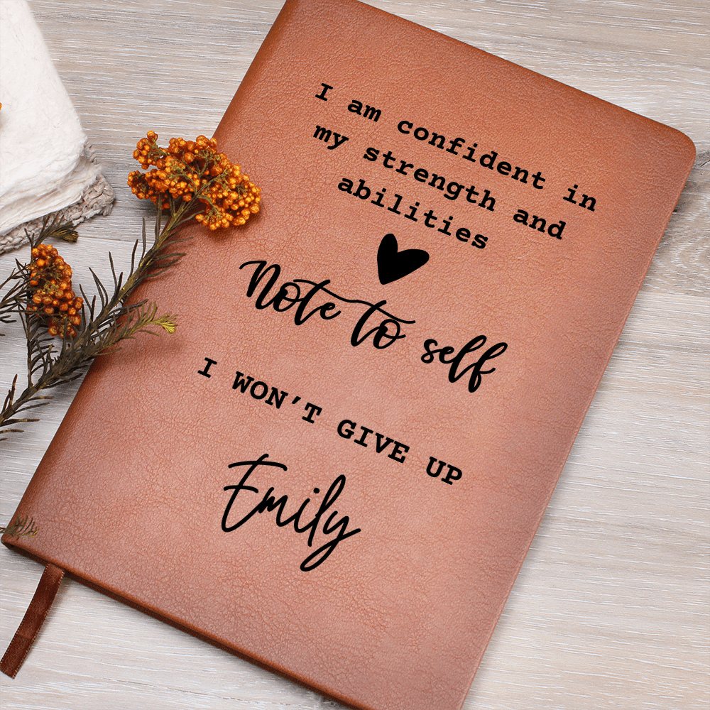 Confidence Journal, Custom Journal