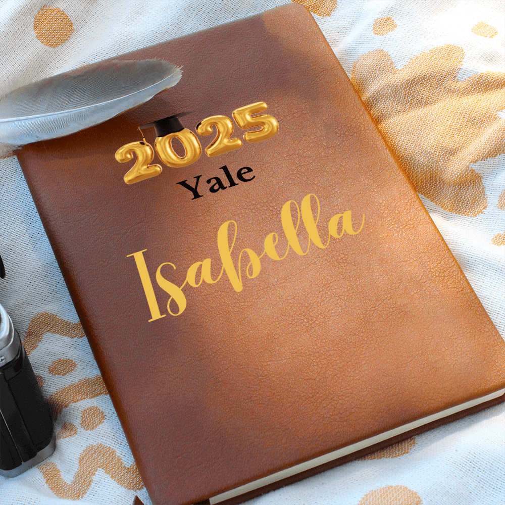Custom Graduation Journal, Custom Graduate Gift, 2025 Graduation Journal