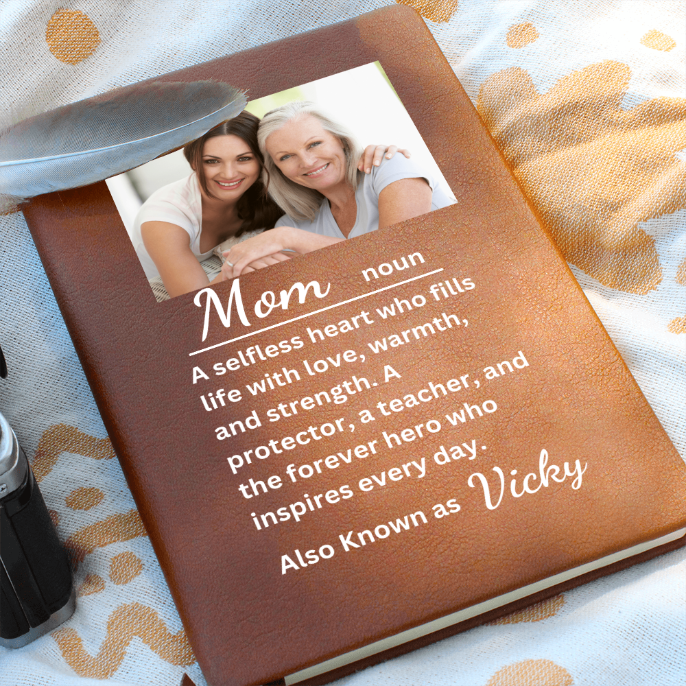 Custom Photo Journal For Mom From Daughter