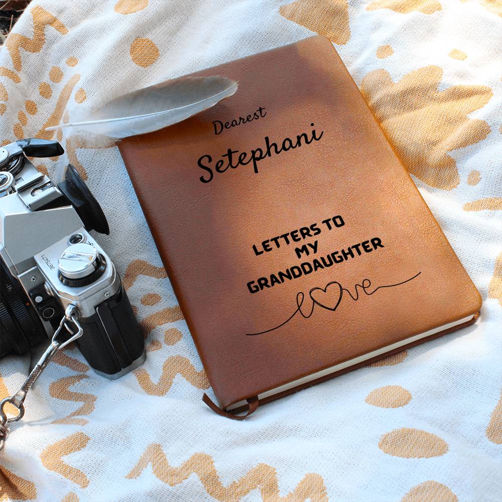 Personalized Journal Letters to My Granddaughter, Customizable Gift Journal for Granddaughter