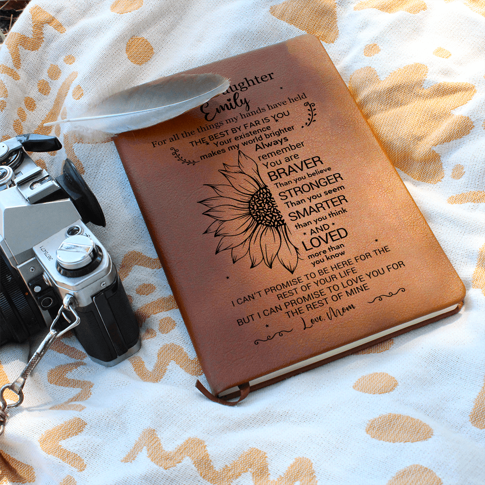 Daughter Journal Gift, Personalized Notebook For Daughter