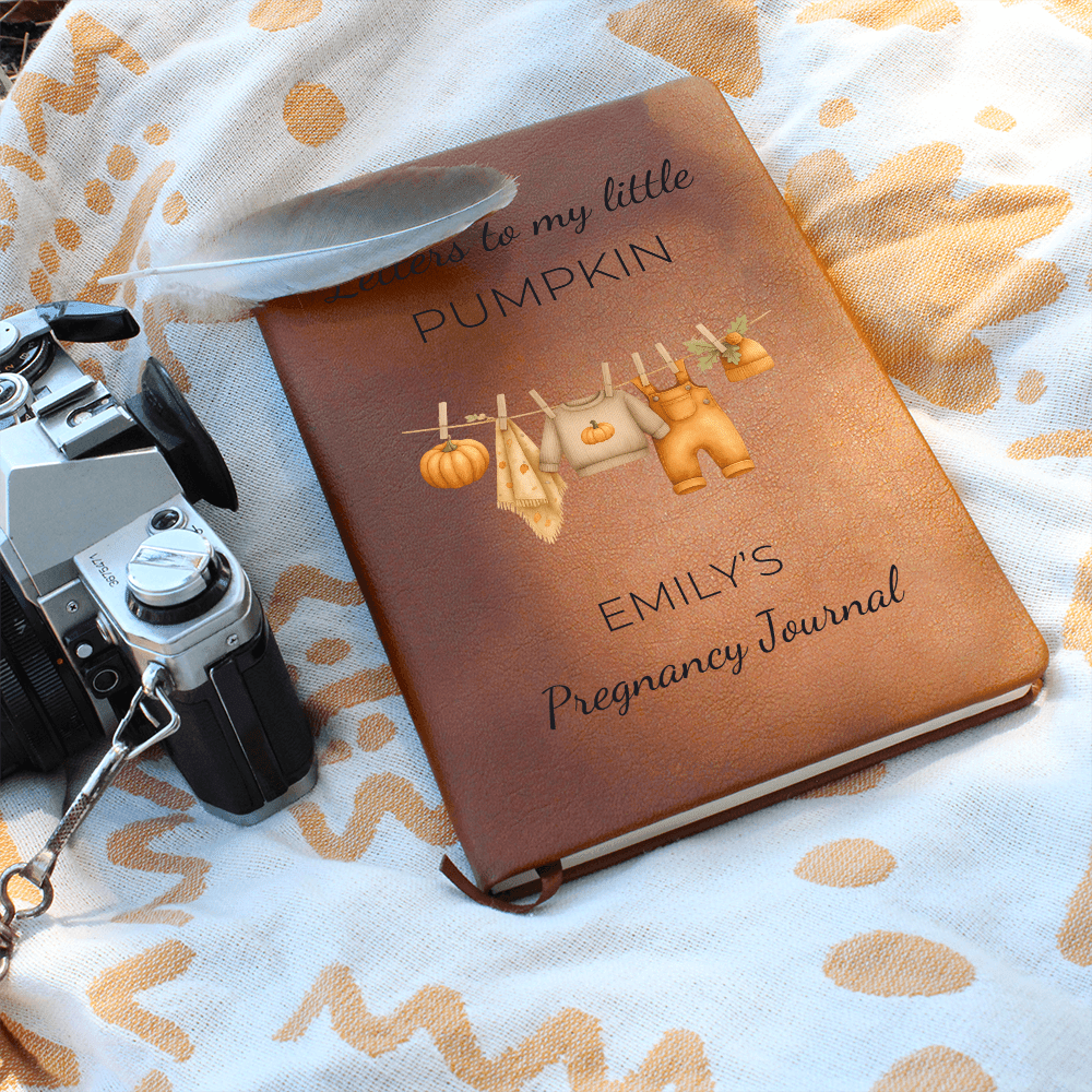 Custom Pregnancy Journal, Letters To My Little Pumpkin