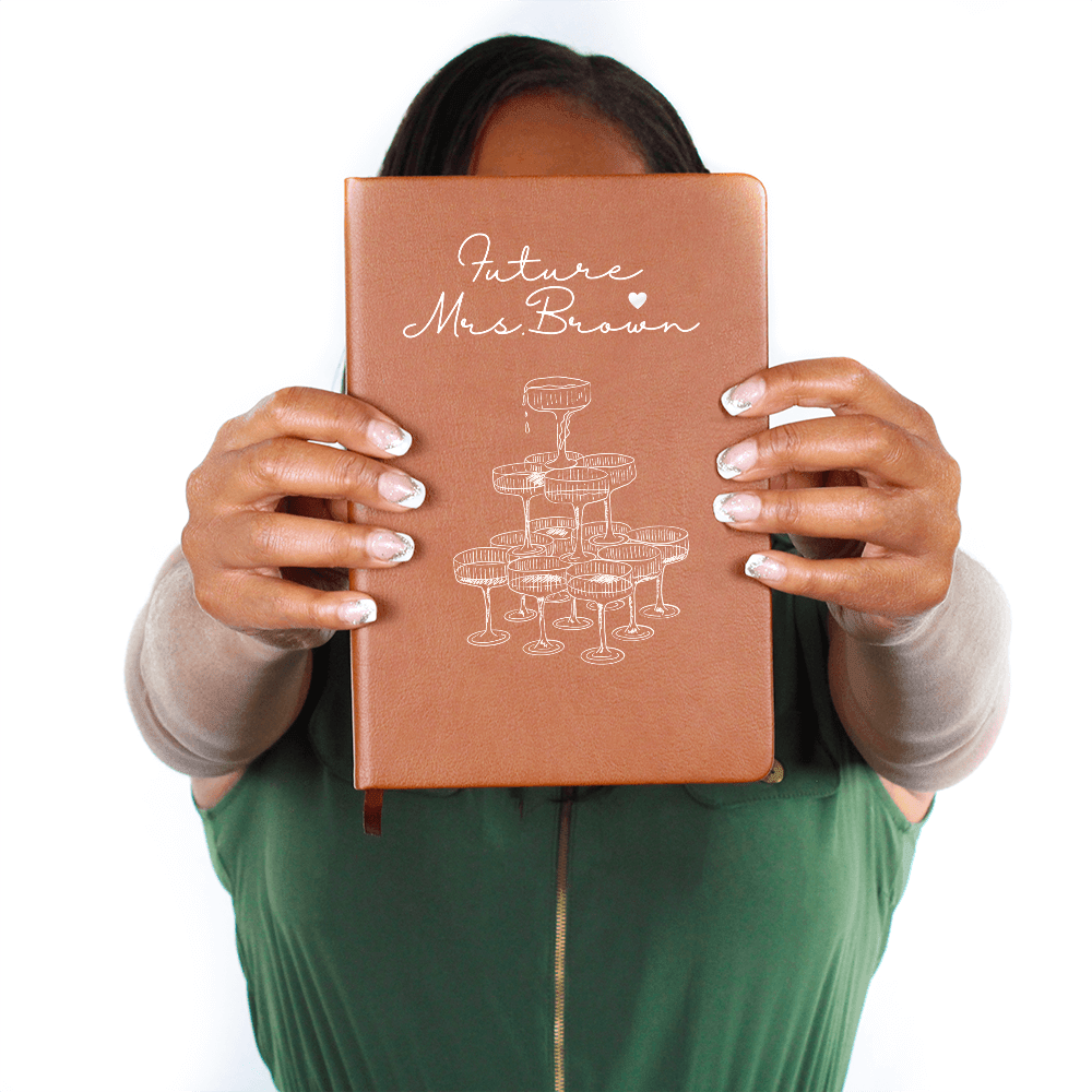 Custom Journal Engagement Gift