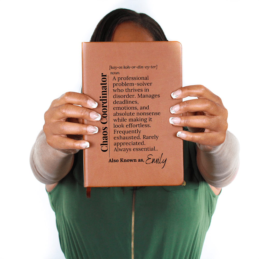 Chaos Coordinator Journal, Funny Gift For Boss Coworker Friend