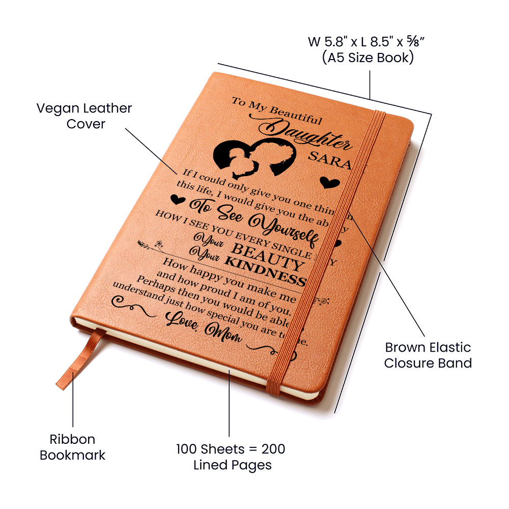 Daughter Journal Gift, Custom Journal
