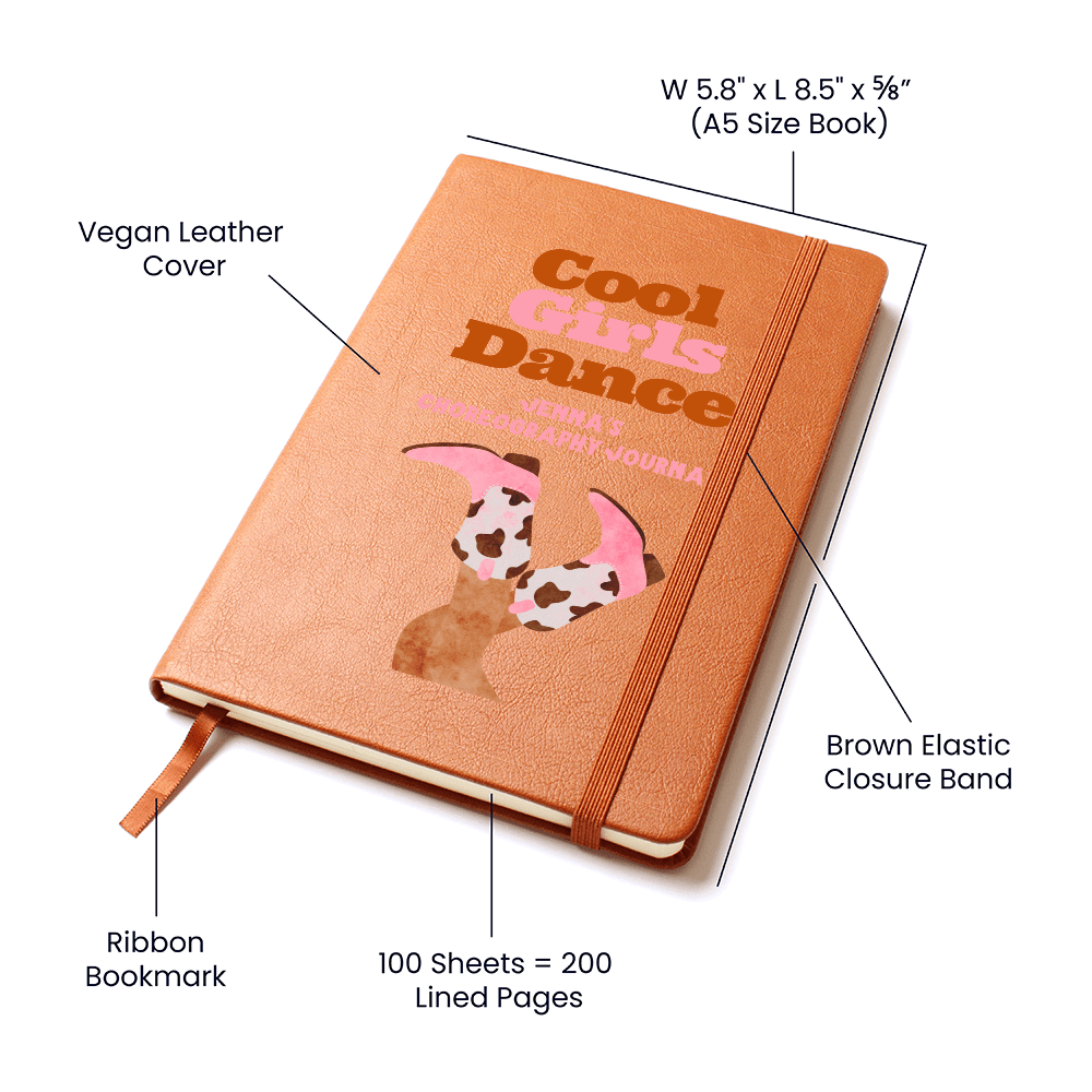 Custom Dance Choreography Journal
