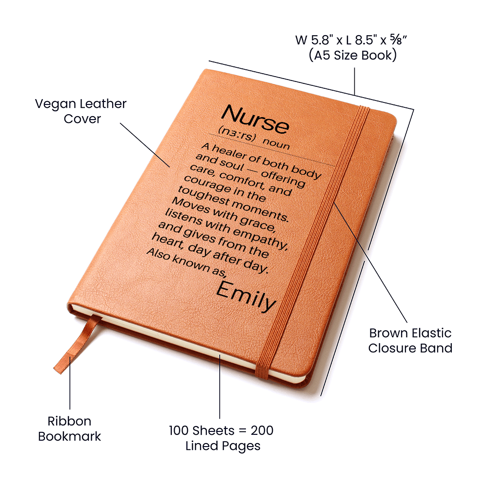 Nurse Definition Custom Journal
