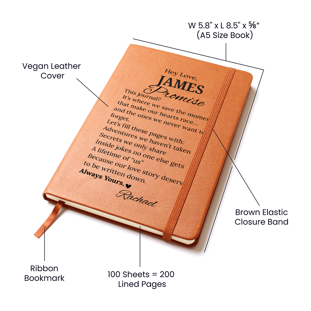 Promise Journal For Husband Boyfriend