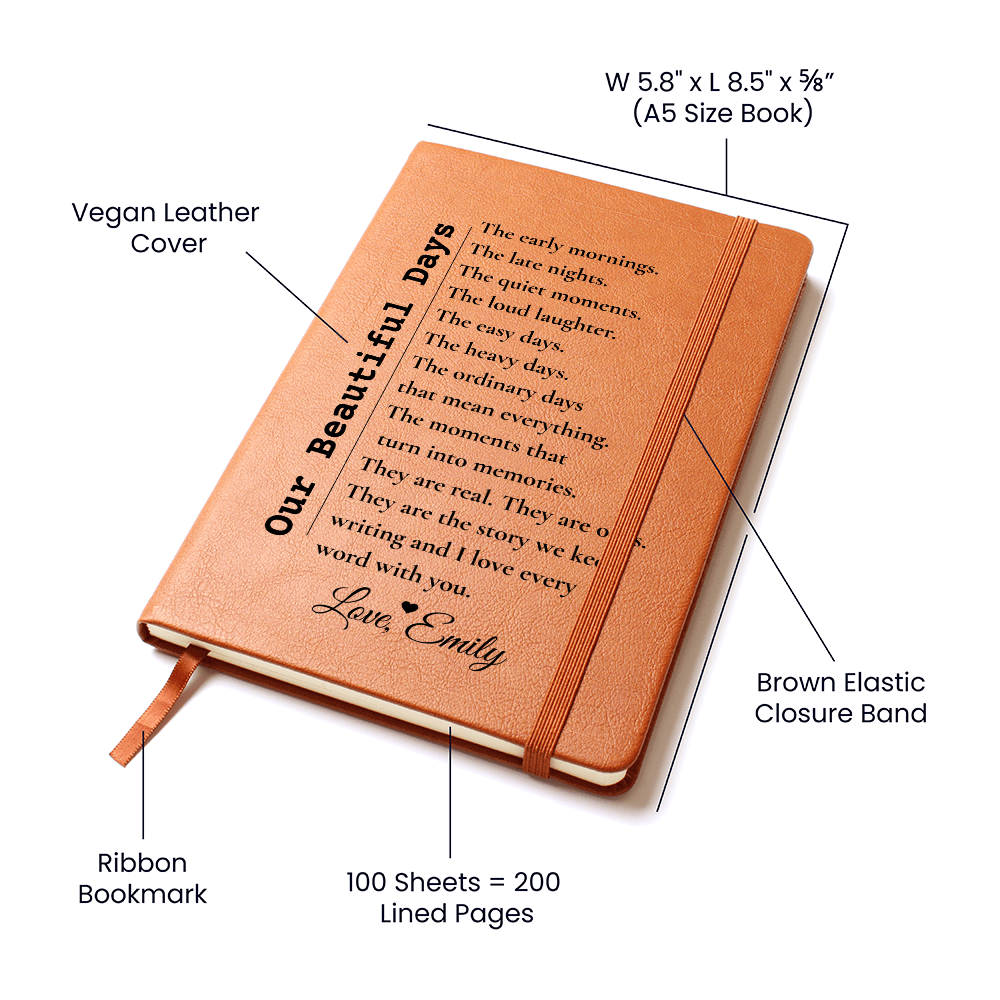 Our Beautiful Days Couples Journal