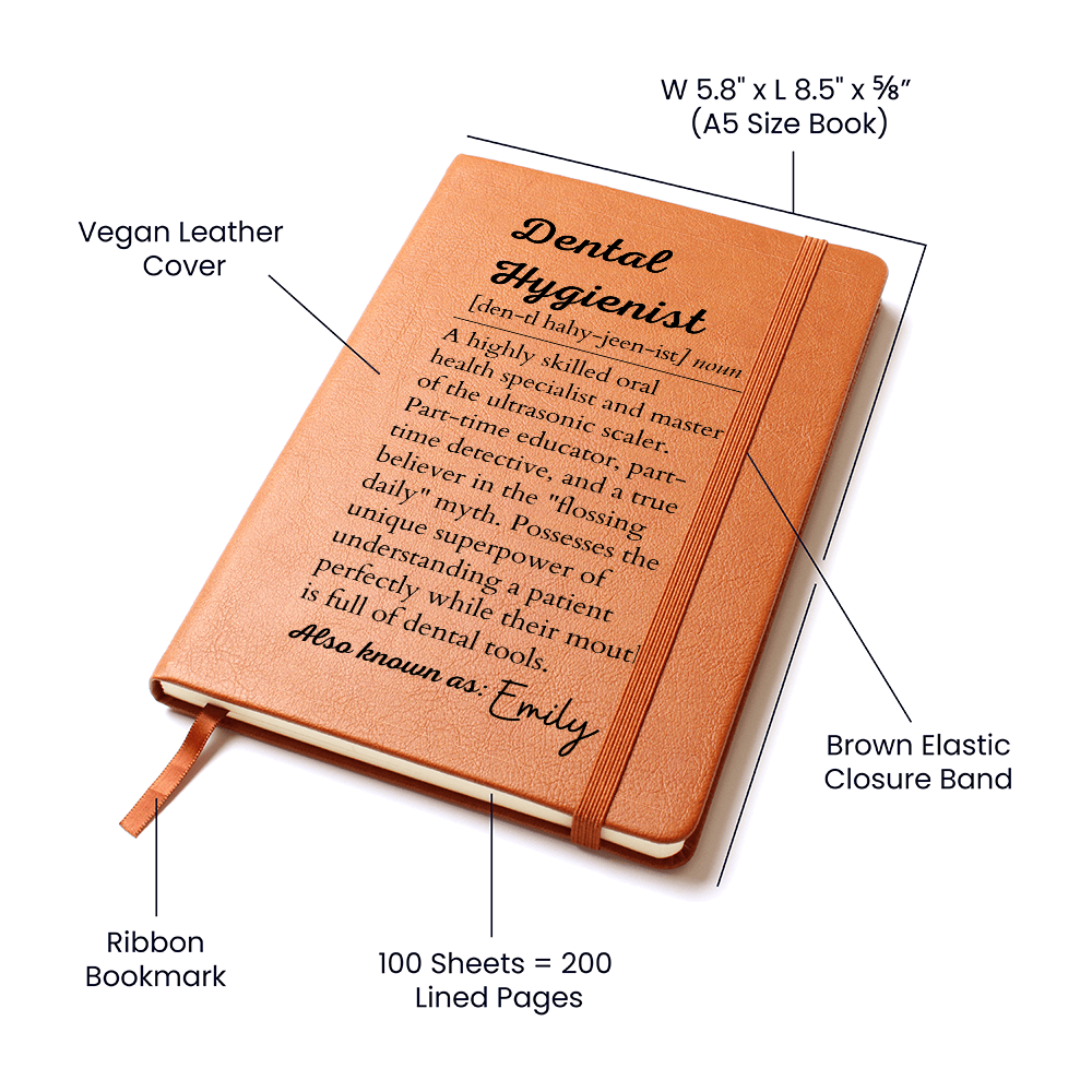 Dental Hygienist Custom Journal