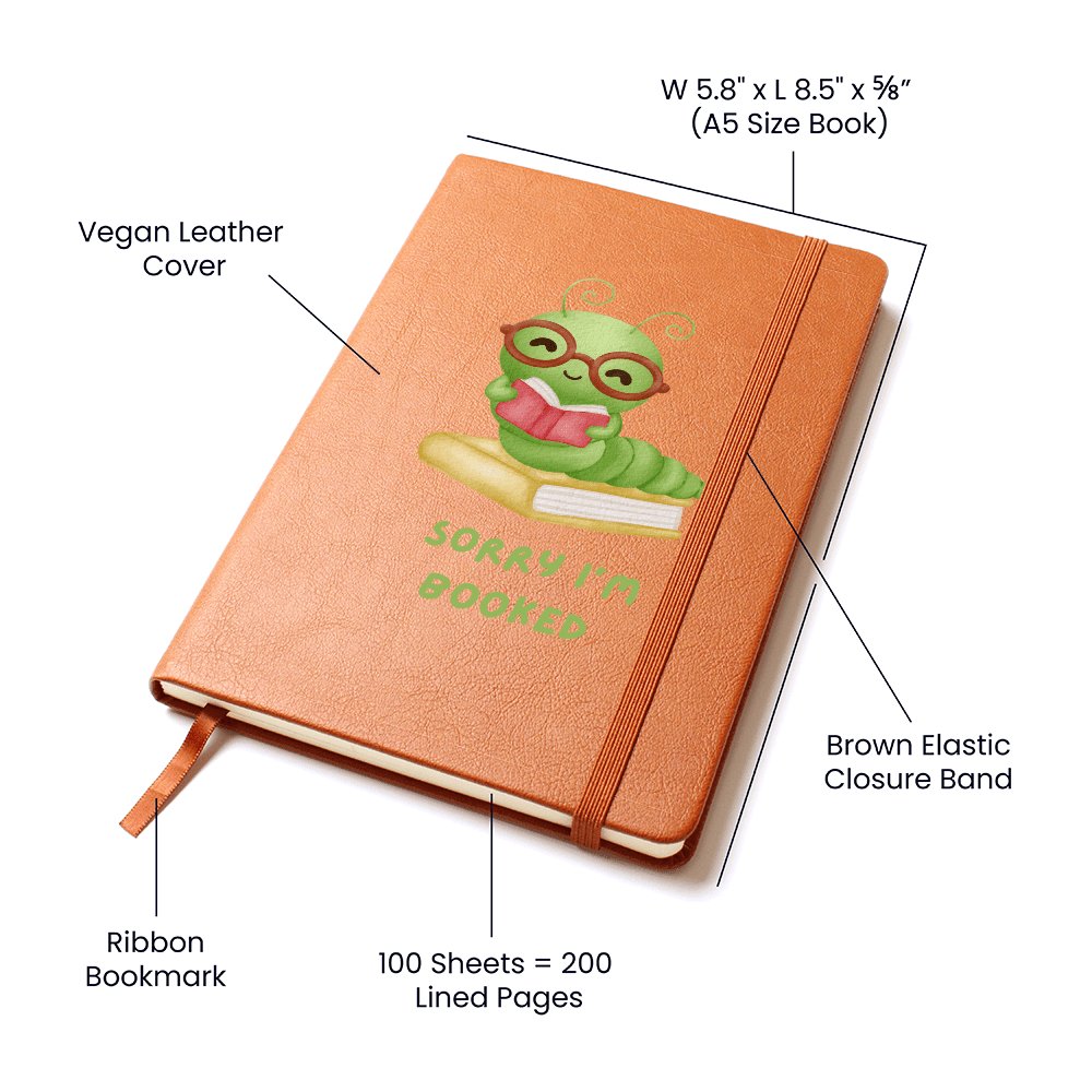 Bookworm Funny Journal Gift