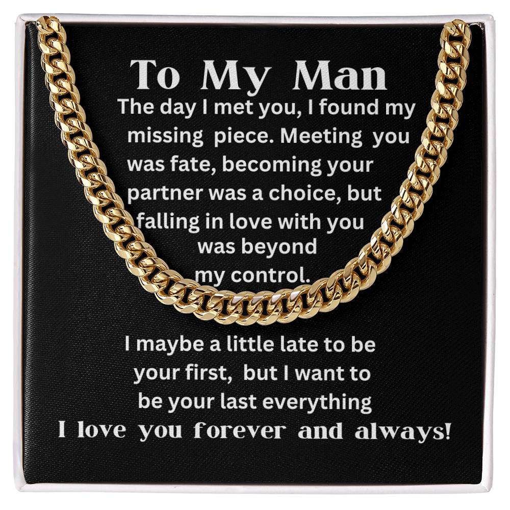 To My Man Necklace,  Beyond My Control
