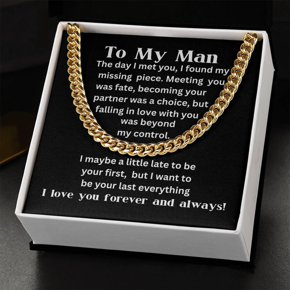 To My Man Necklace,  Beyond My Control
