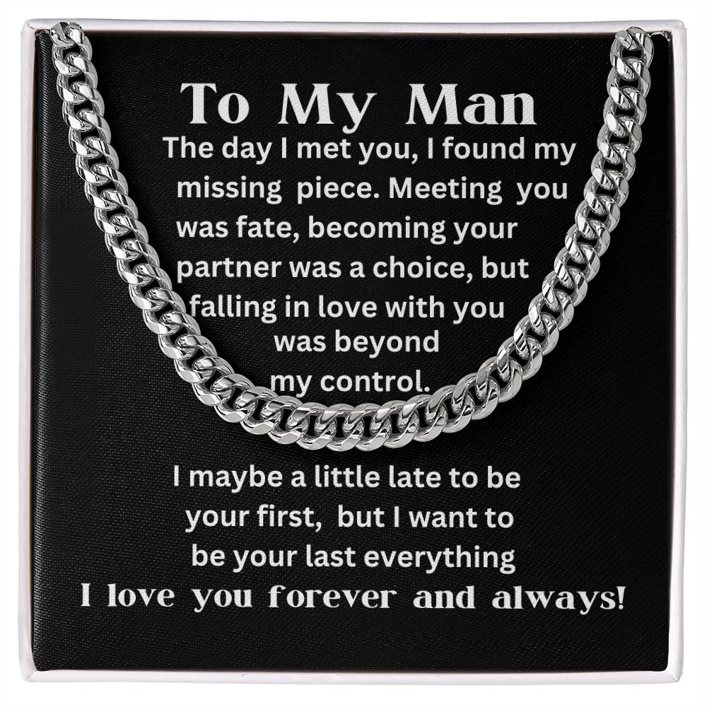 To My Man Necklace,  Beyond My Control