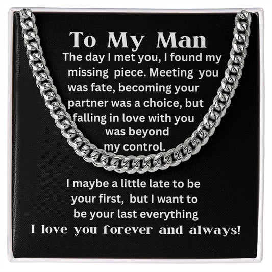 To My Man Necklace,  Beyond My Control