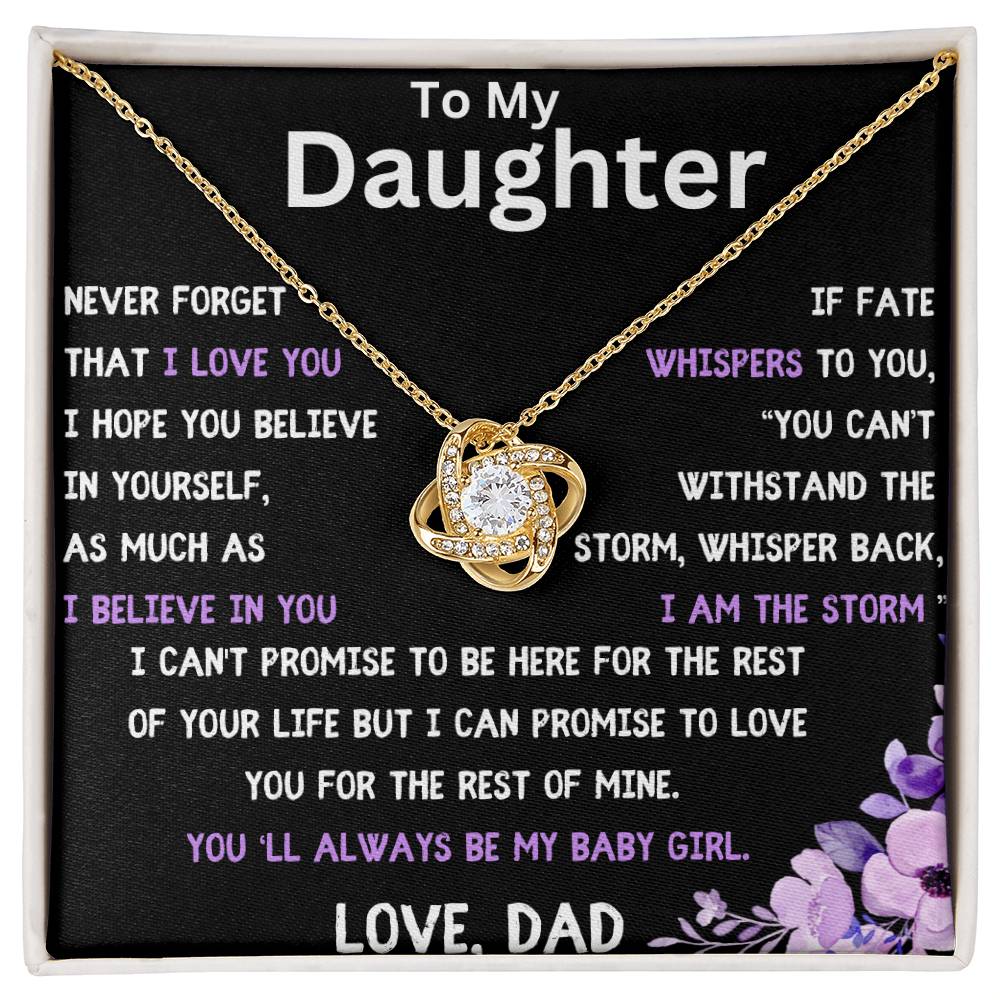 I Believe In You Necklace, A Gift For Your Princess