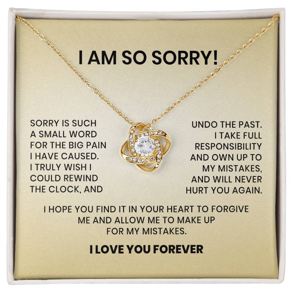I Am So Sorry Necklace