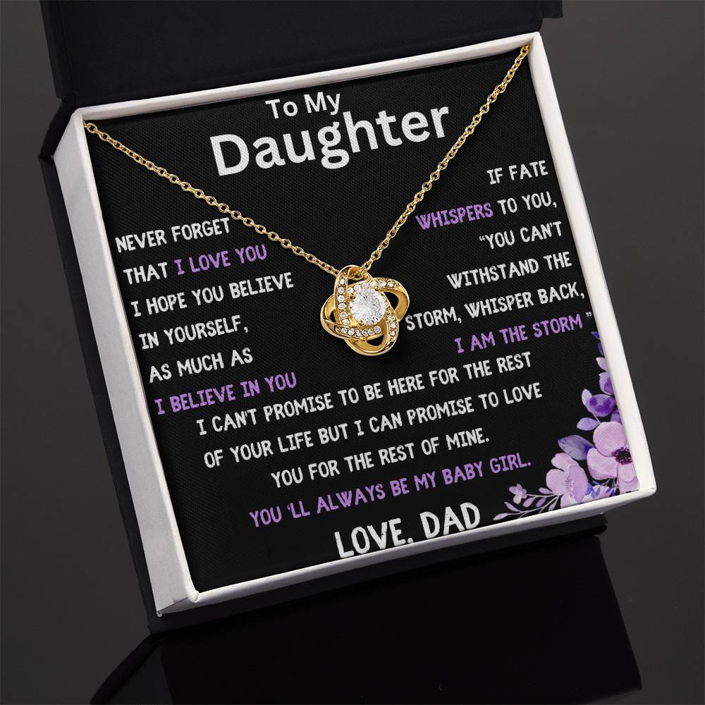 I Believe In You Necklace, A Gift For Your Princess
