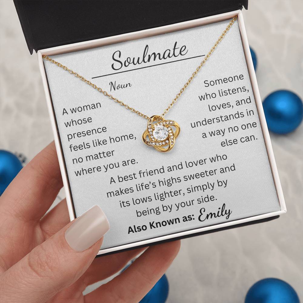 Soulmate Definition Custom Necklace