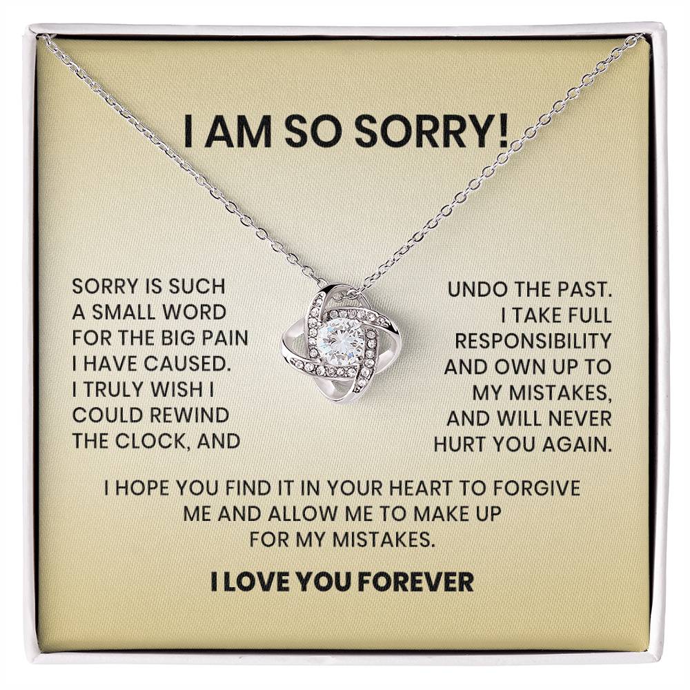 I Am So Sorry Necklace