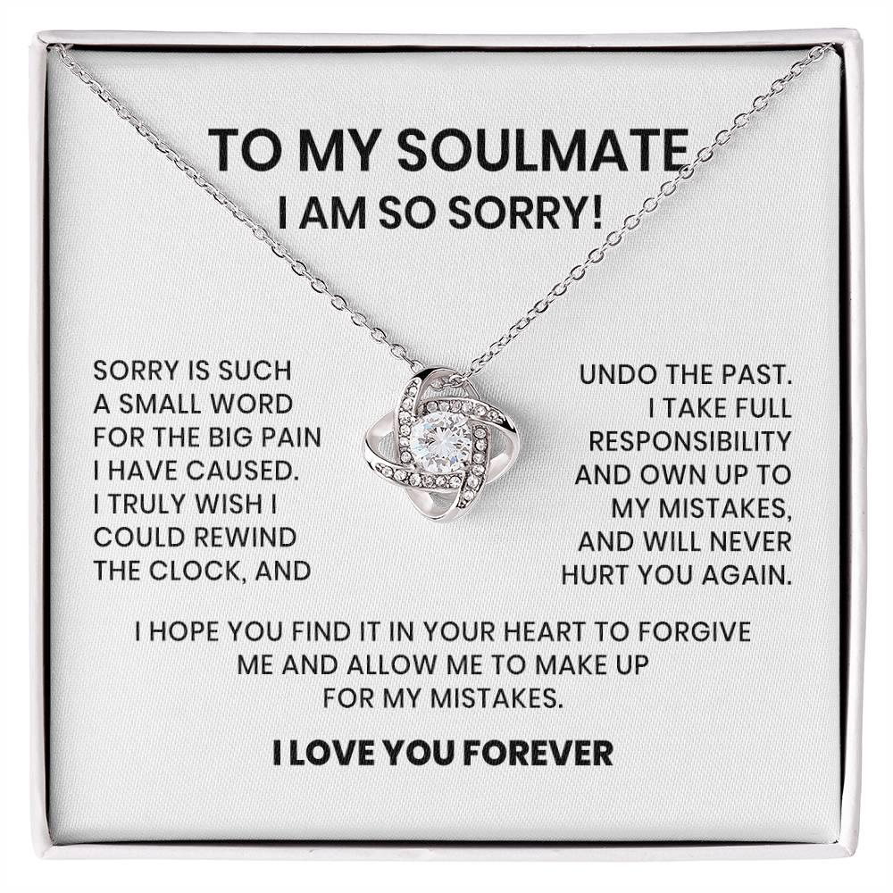 I Am So Sorry My Soulmate Necklace Gift