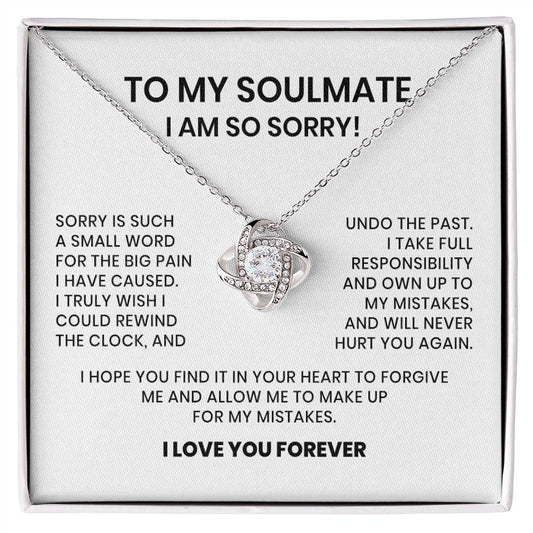 I Am So Sorry My Soulmate Necklace Gift
