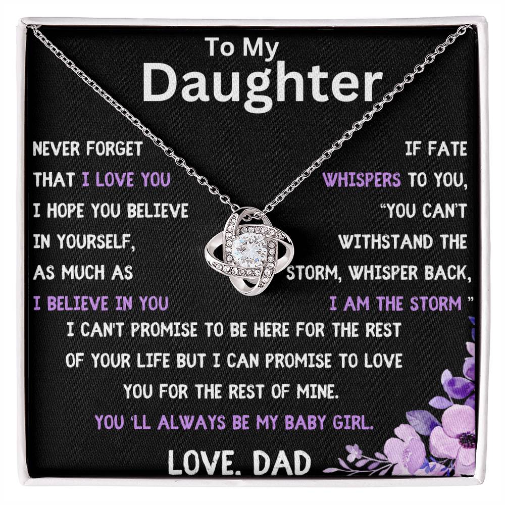 I Believe In You Necklace, A Gift For Your Princess