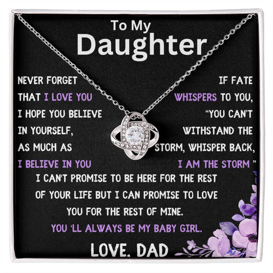 I Believe In You Necklace, A Gift For Your Princess