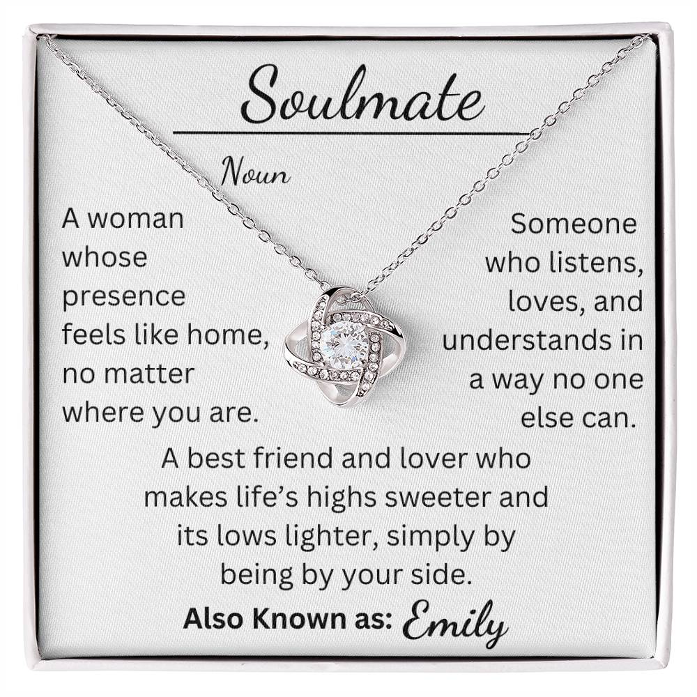 Soulmate Definition Custom Necklace