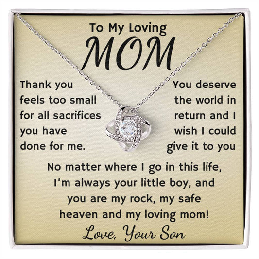 You Are My Rock, A Necklace Gift For Mom
