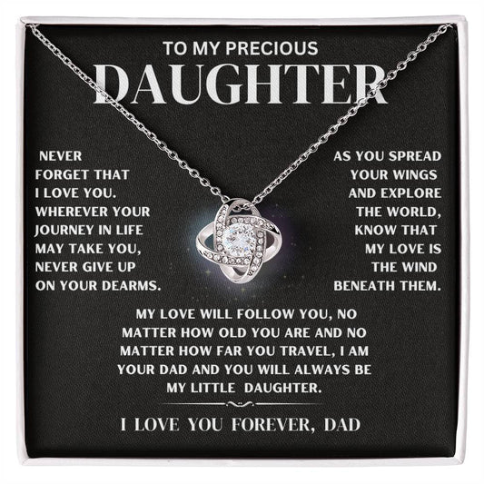 My Precious Daughter Necklace Gift