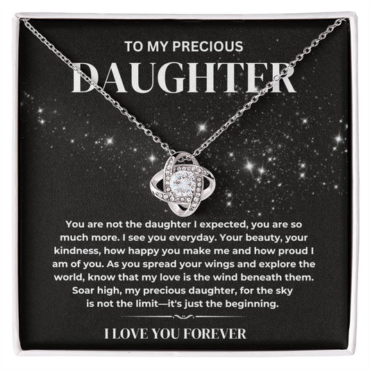 My Precious Daughter Necklace, Daughter Necklace Gift From Dad
