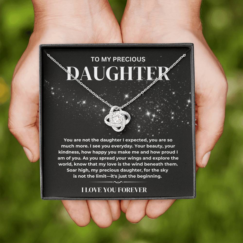 My Precious Daughter Necklace, Daughter Necklace Gift From Dad