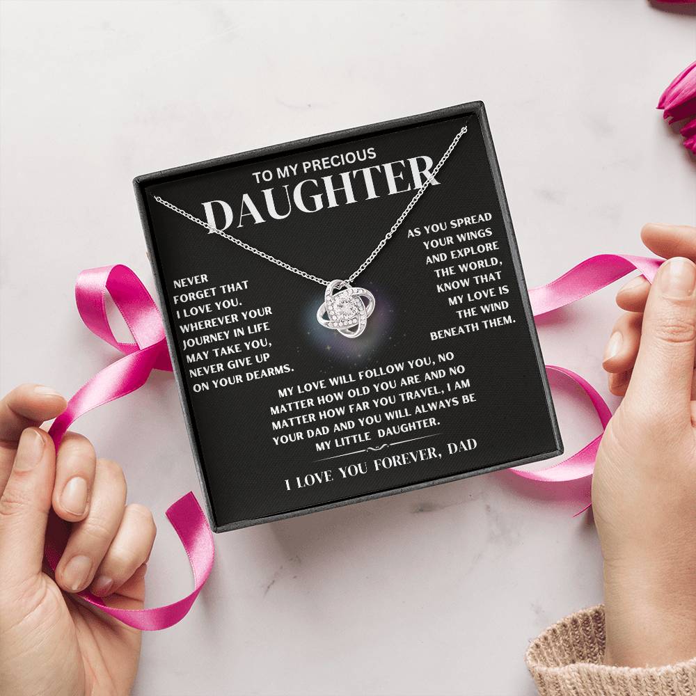 My Precious Daughter Necklace Gift