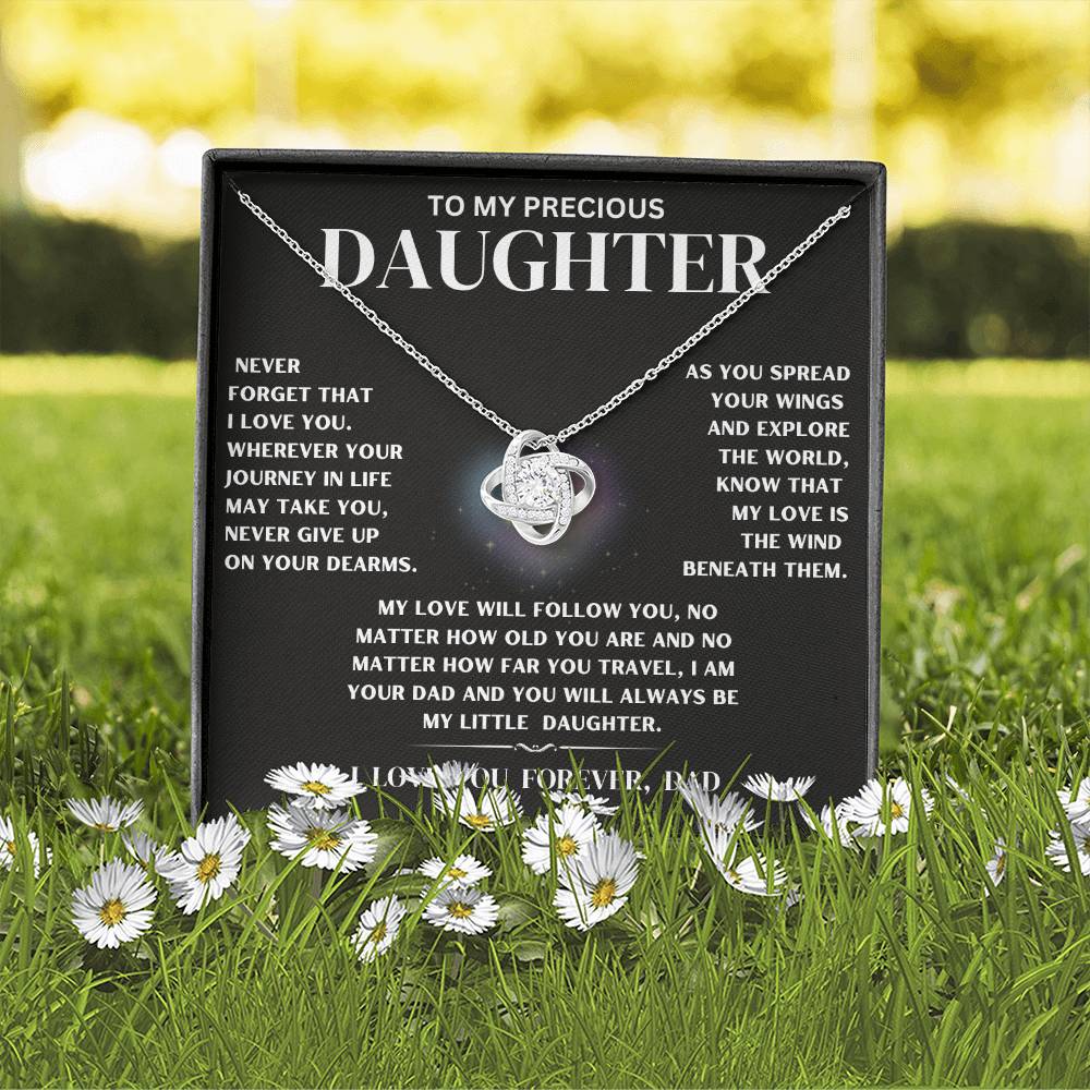 My Precious Daughter Necklace Gift