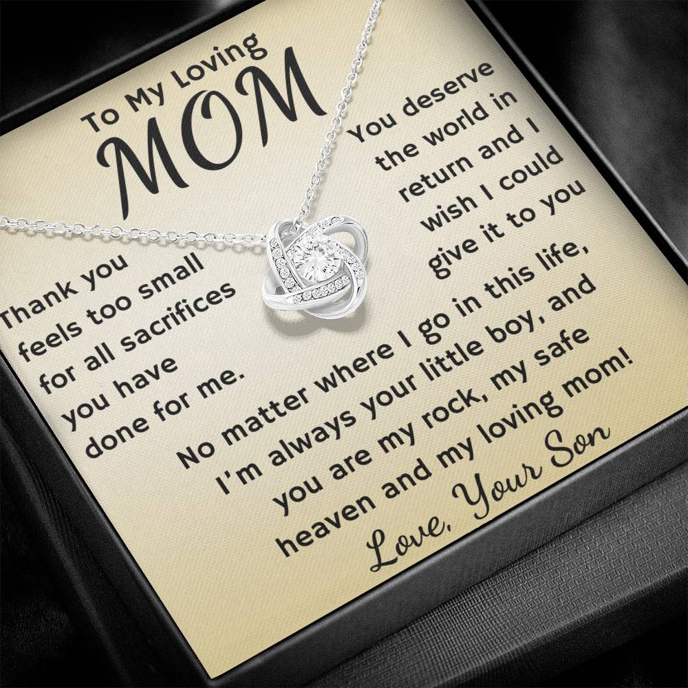 You Are My Rock, A Necklace Gift For Mom