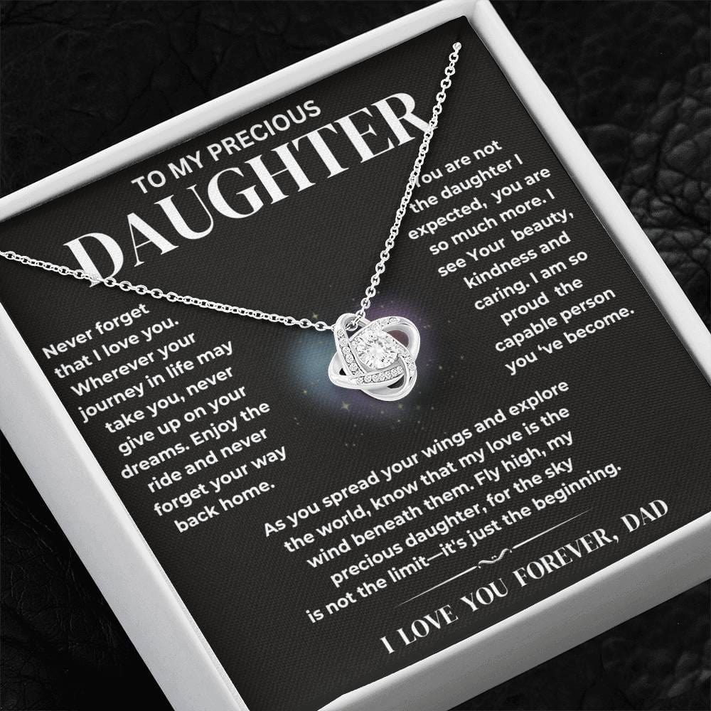 My Precious Daughter Necklace, An Unforgettable Gift From Dad