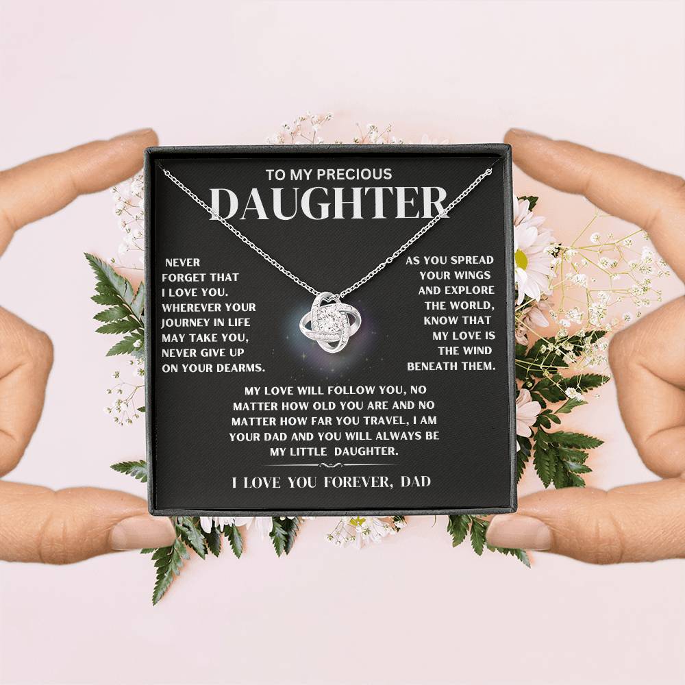 My Precious Daughter Necklace Gift