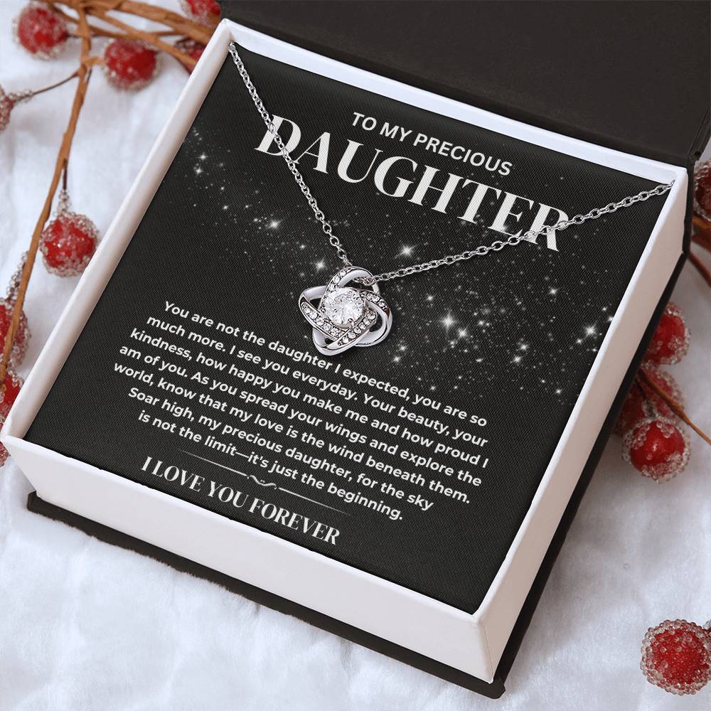 My Precious Daughter Necklace, Daughter Necklace Gift From Dad