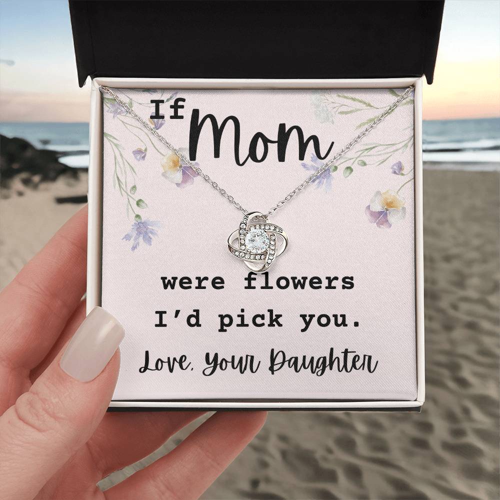 If Mom Were Flowers, A Heartfelt Necklace Gift For Mom