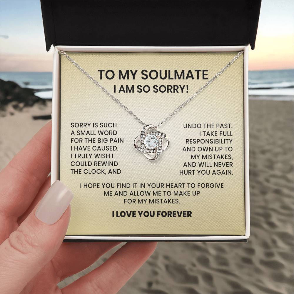 I Am So Sorry Necklace-To My Soulmate