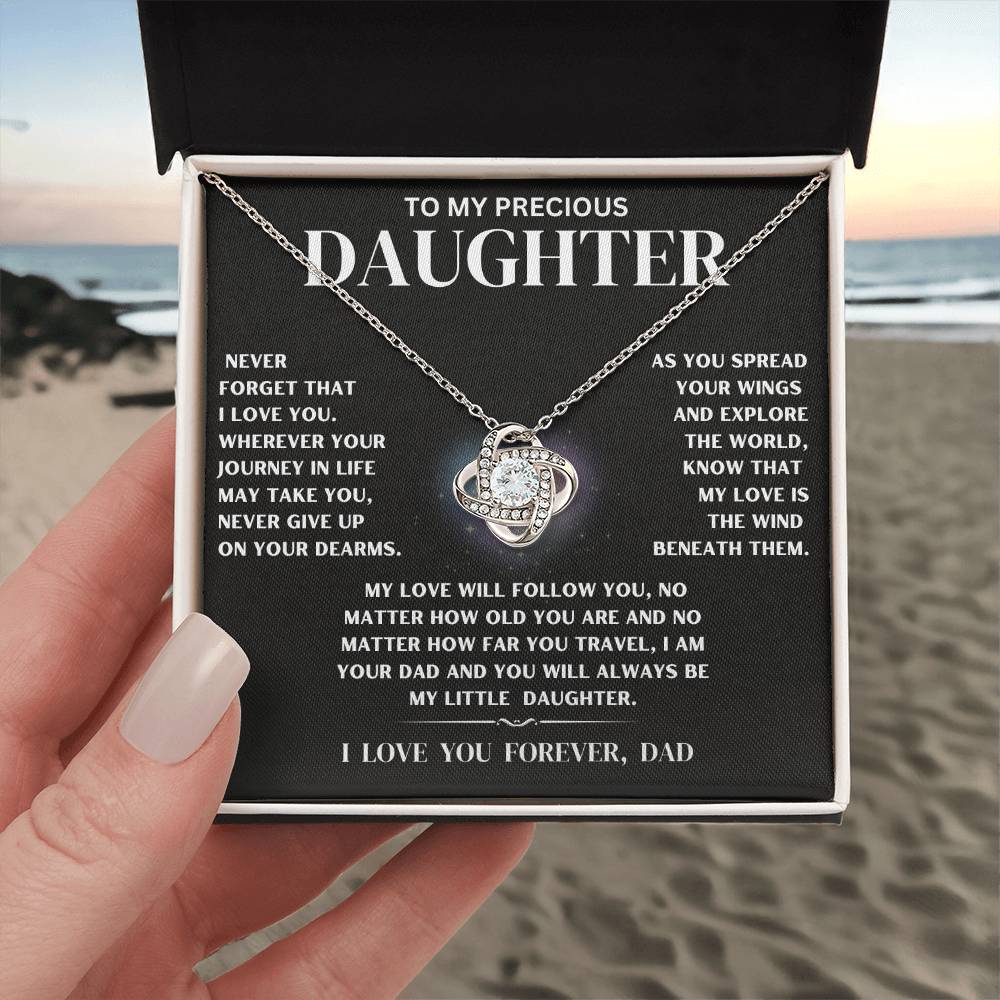 My Precious Daughter Necklace Gift