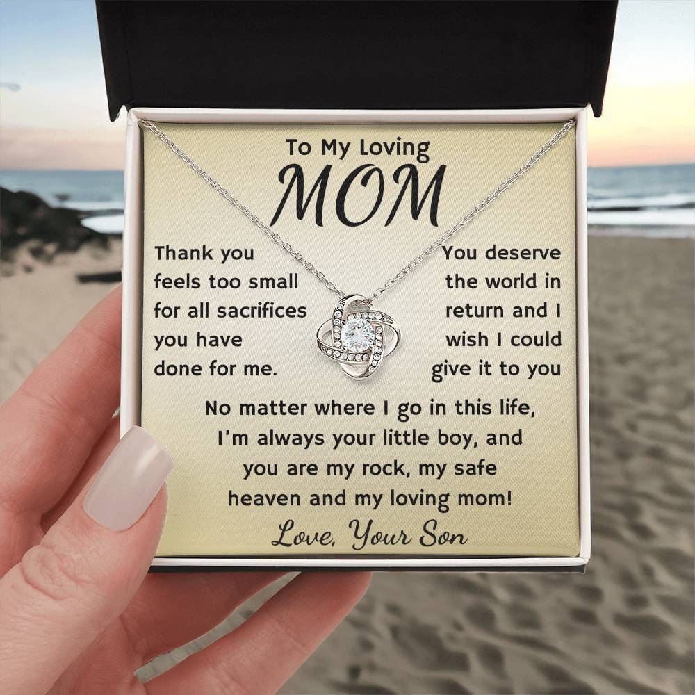 You Are My Rock, A Necklace Gift For Mom