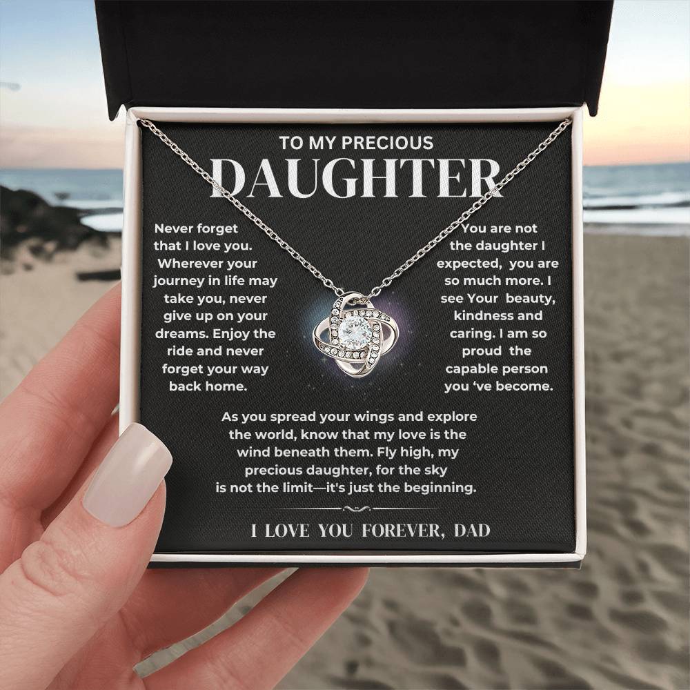 My Precious Daughter Necklace, An Unforgettable Gift From Dad