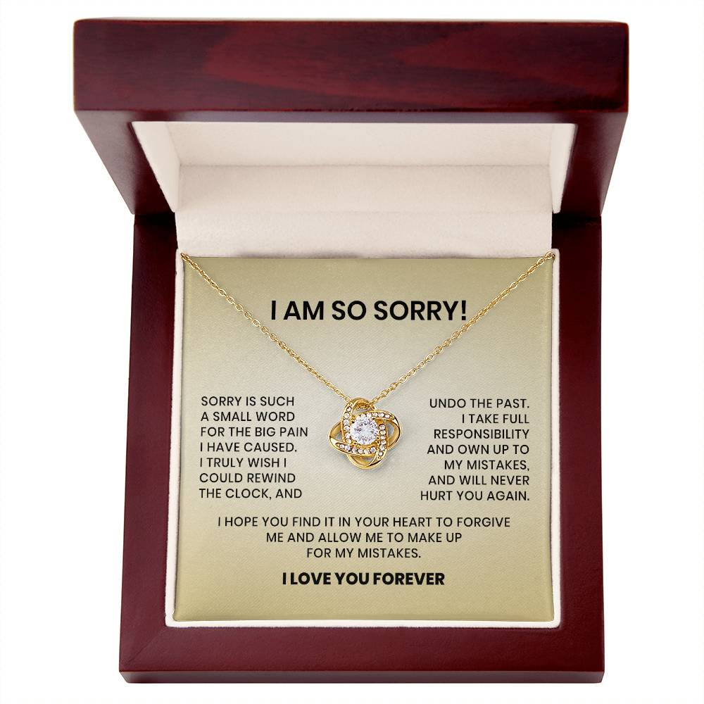 I Am So Sorry Necklace
