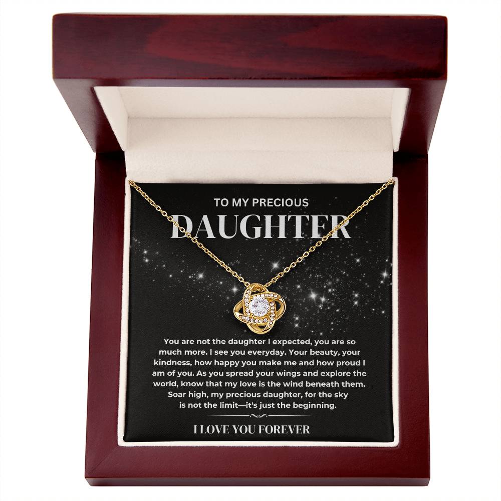 My Precious Daughter Necklace, Daughter Necklace Gift From Dad